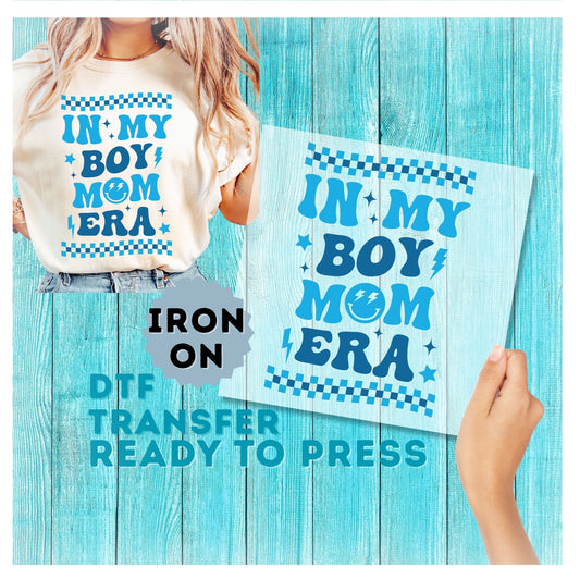 Boy Mom DTF Transfer