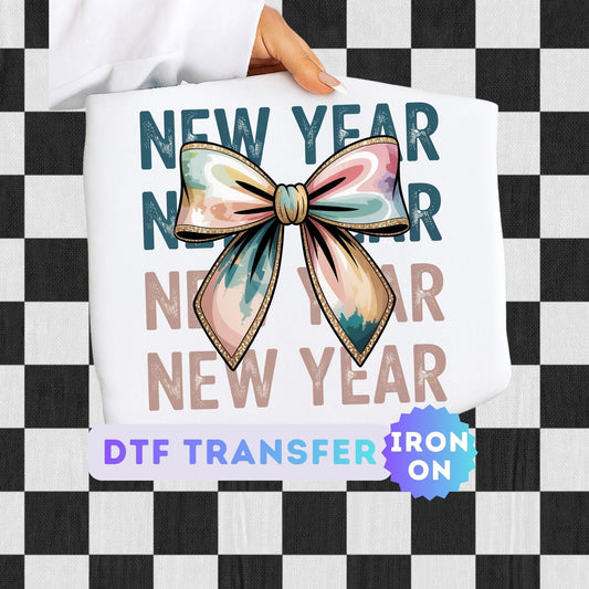 New Year DTF Transfer