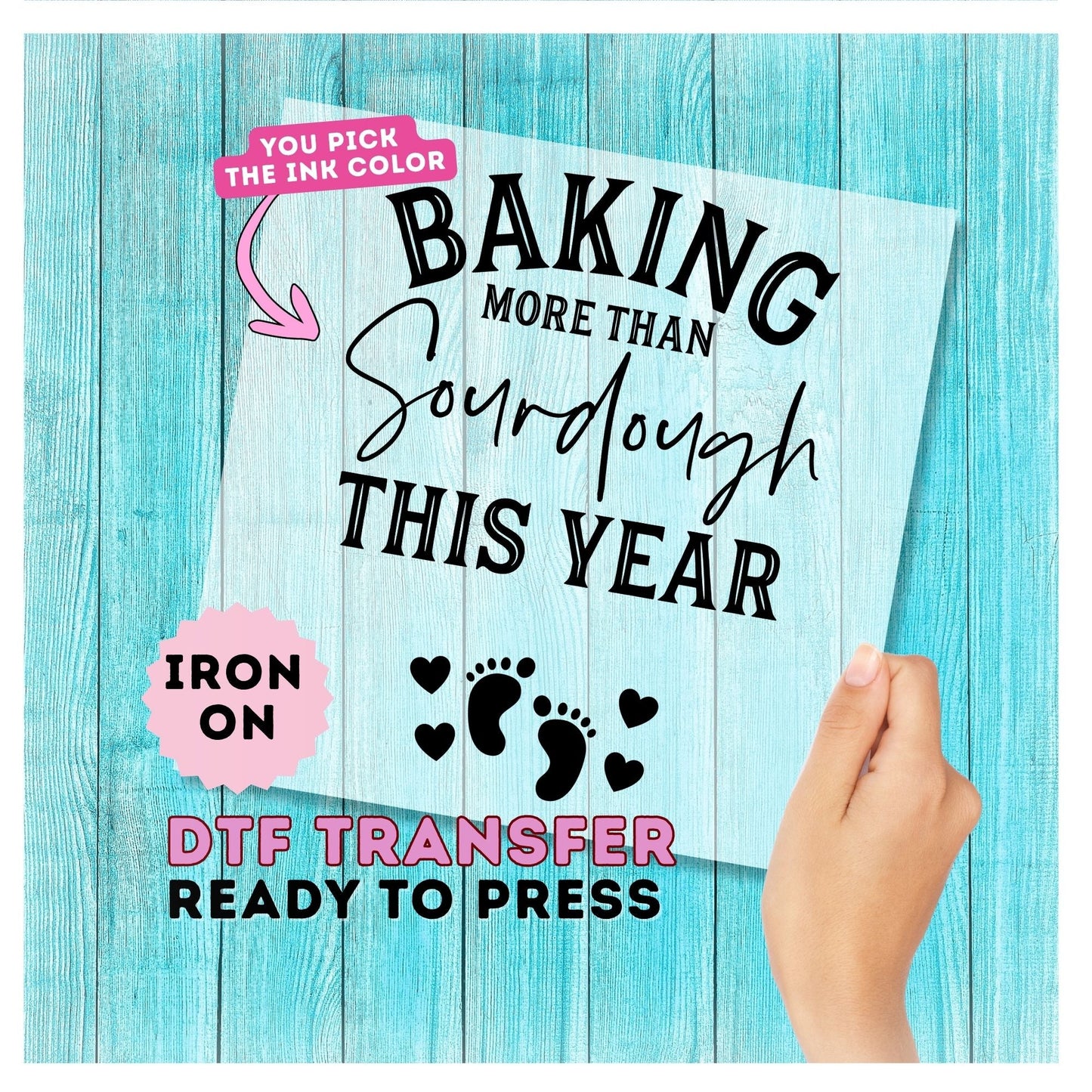 Baking More than Sourdough DTF Transfer