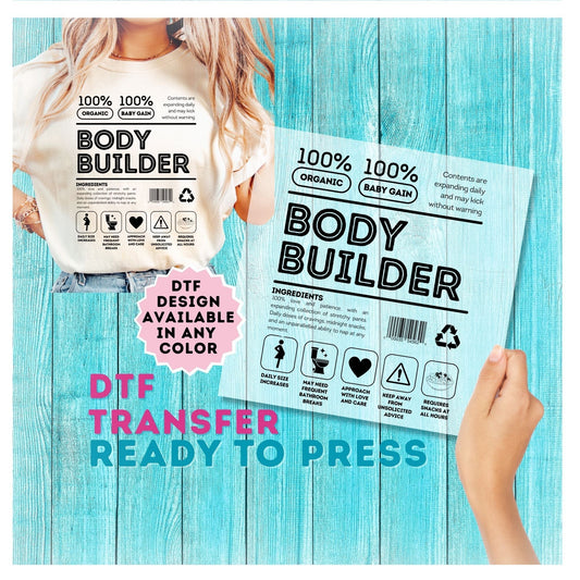 Body Builder DTF Transfer