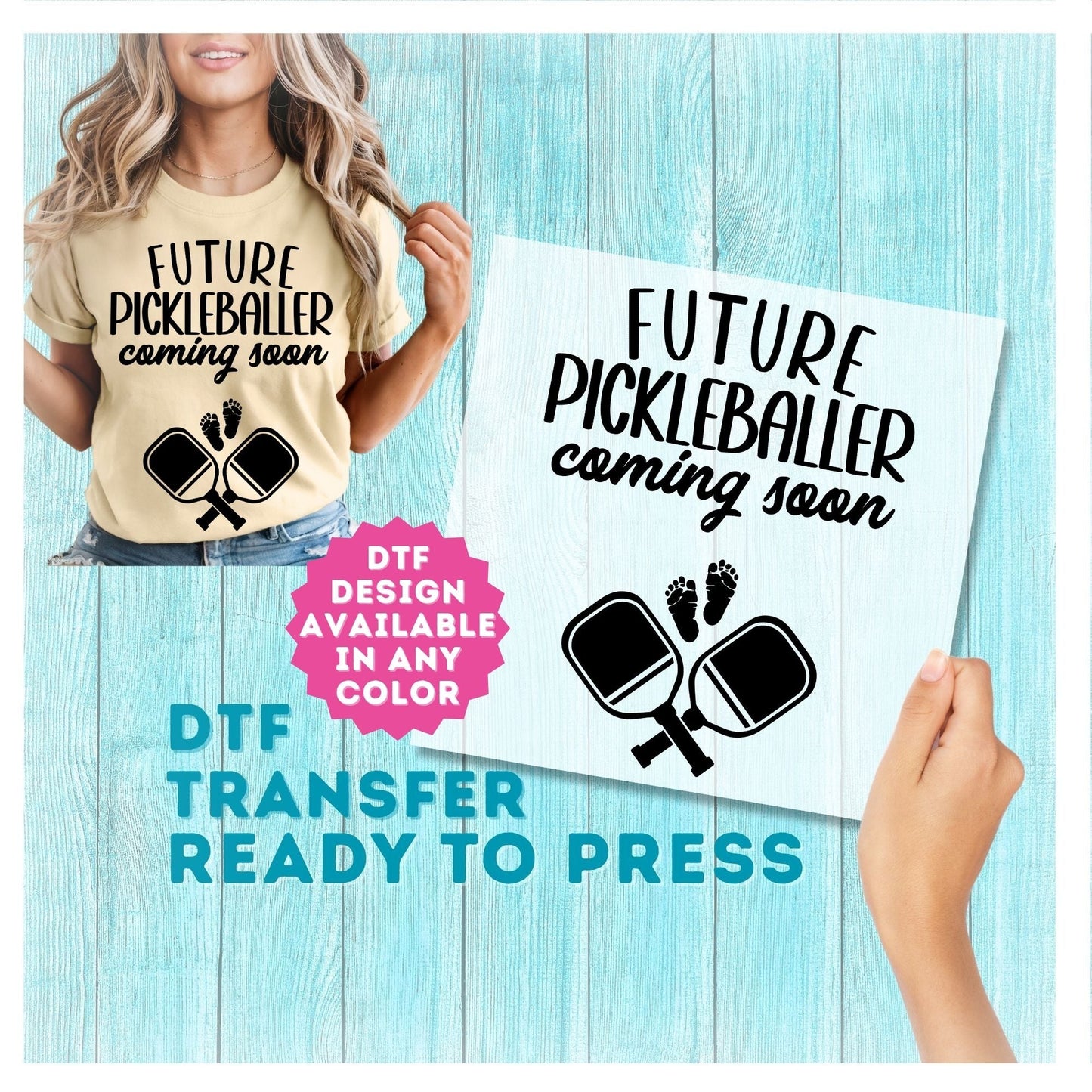 Future Pickleballer Coming SoonDTF Transfer