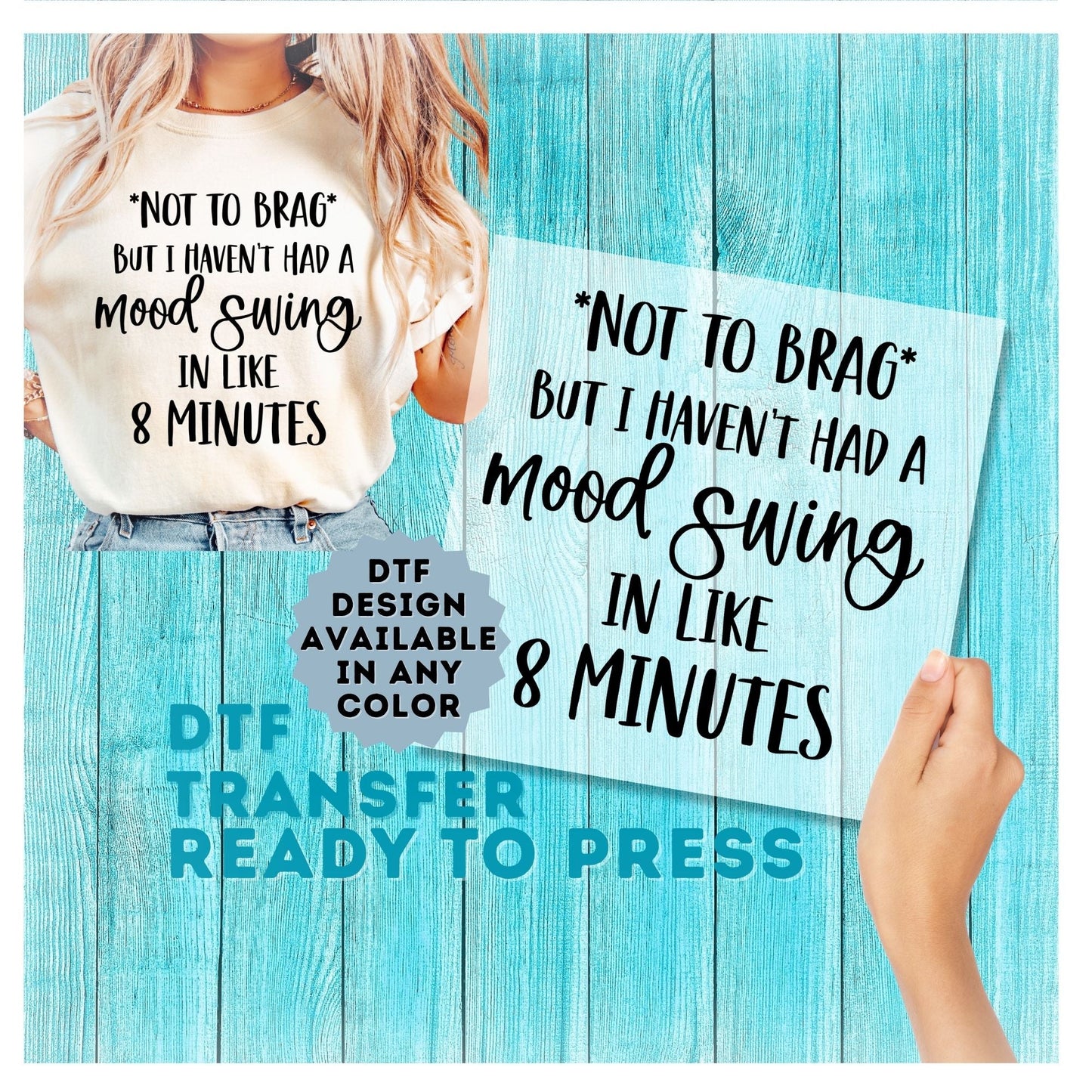 Funny Pregnancy DTF Transfer