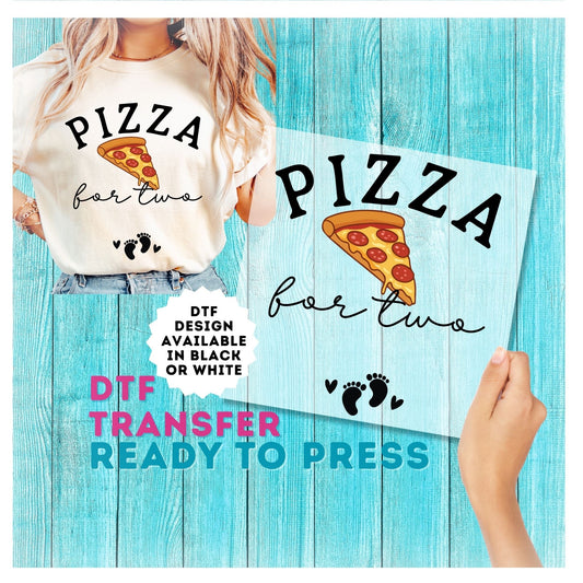 Pizza for Two DTF Transfer