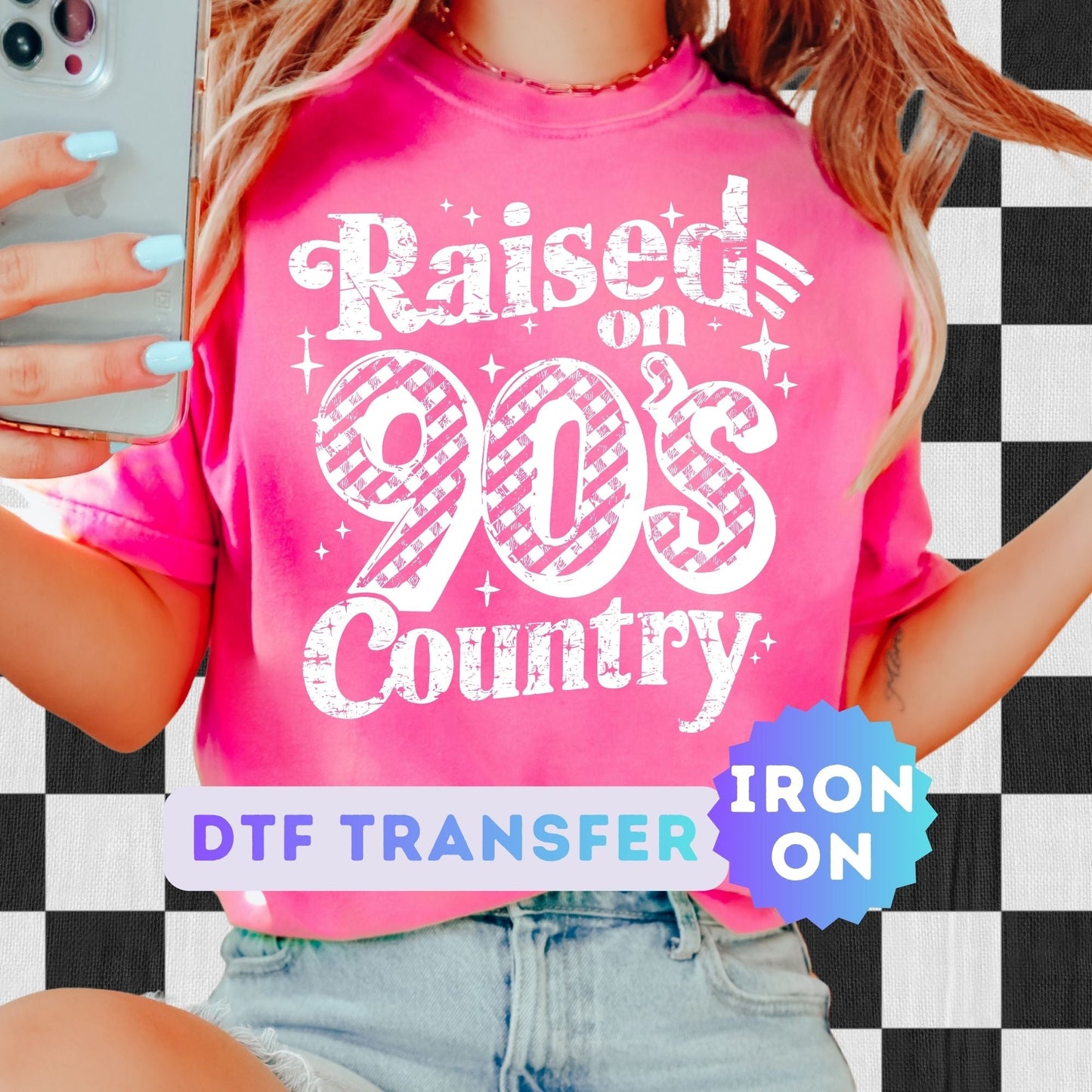 Raised on 90's Country DTF Transfer