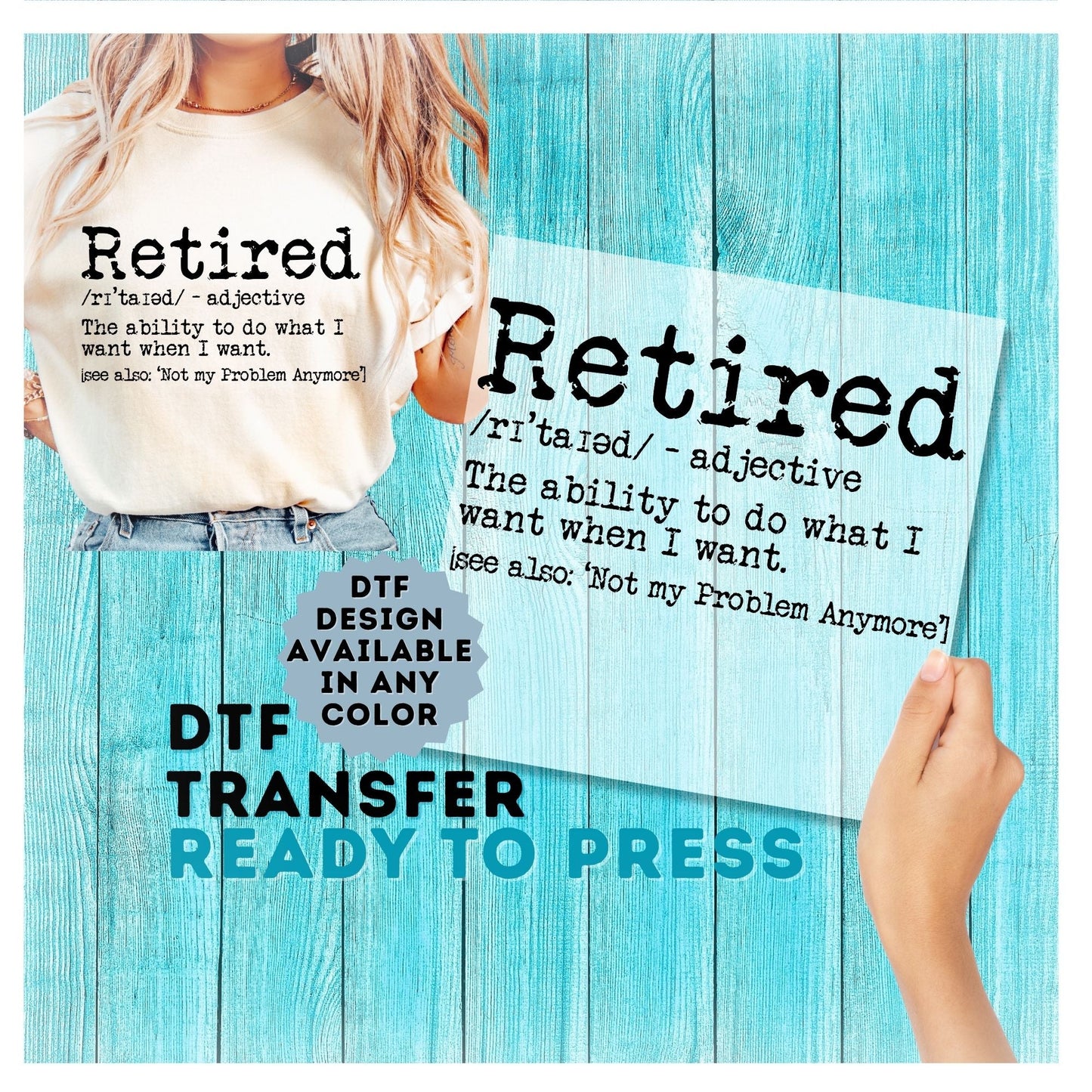 Retired DTF Transfer
