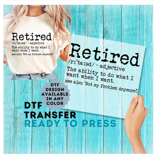 Retired DTF Transfer