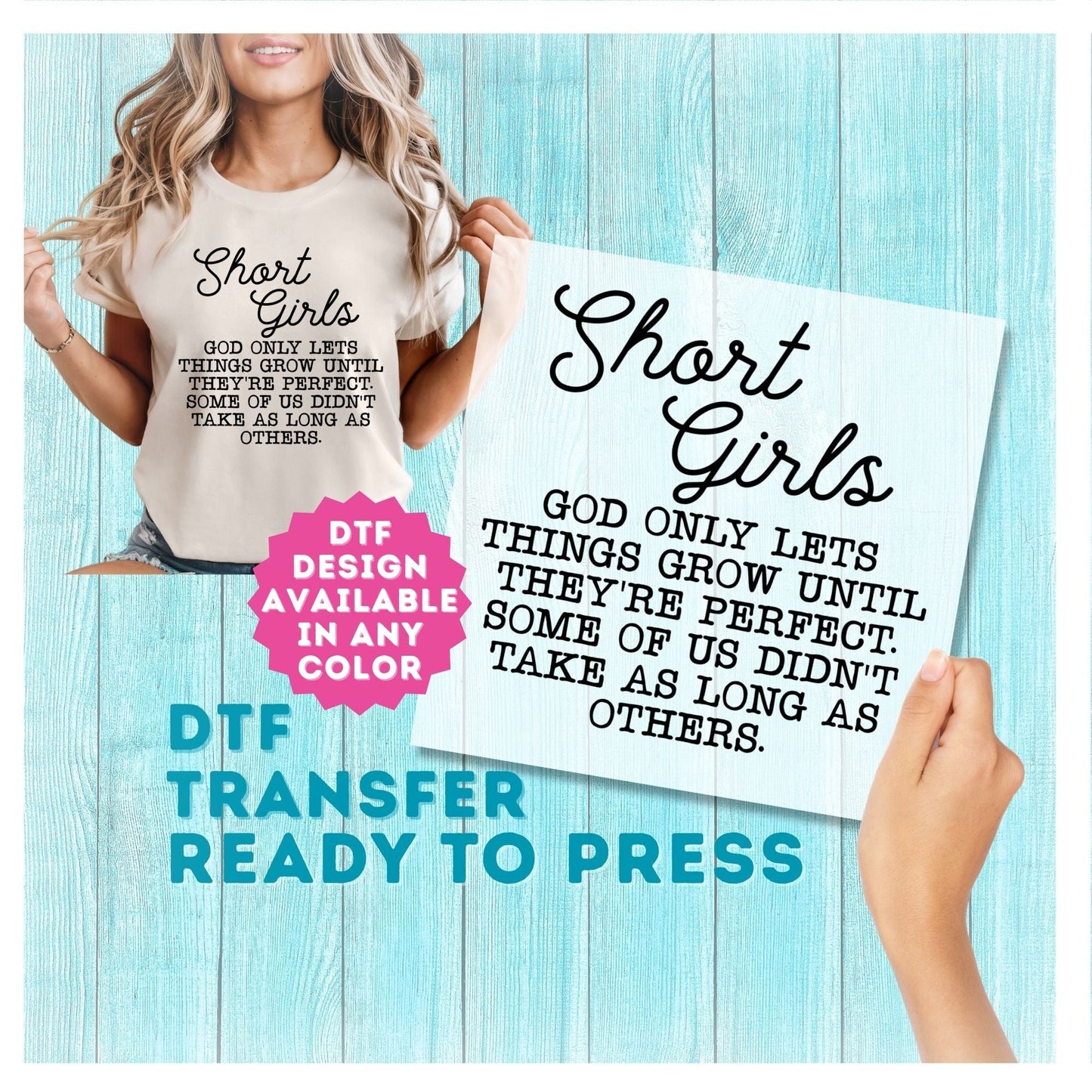 Short Girls DTF Transfer