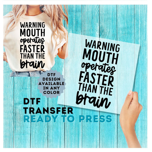 Funny Sarcasm DTF Transfer