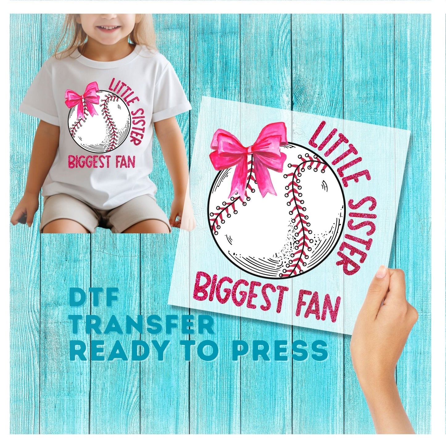Baseball Sister DTF Transfer