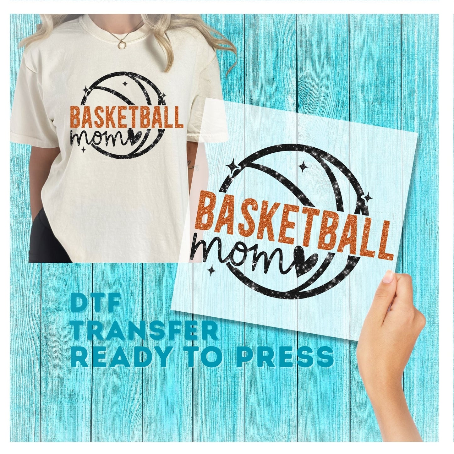 Basketball Mom DTF Transfer
