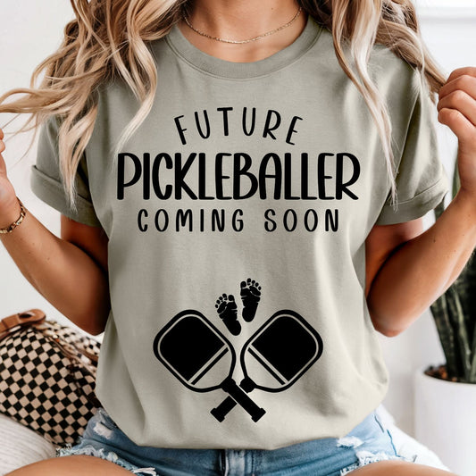 Future Pickleballer Coming Soon - Comfort Colors Tee