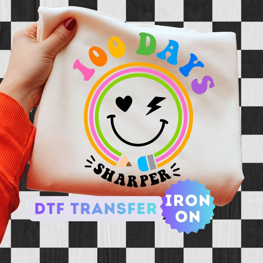 100 Days of School DTF Transfer