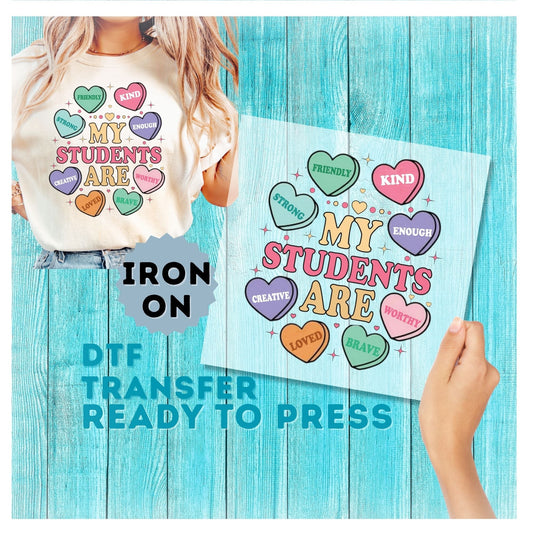 Teacher - Sweethearts DTF Transfer