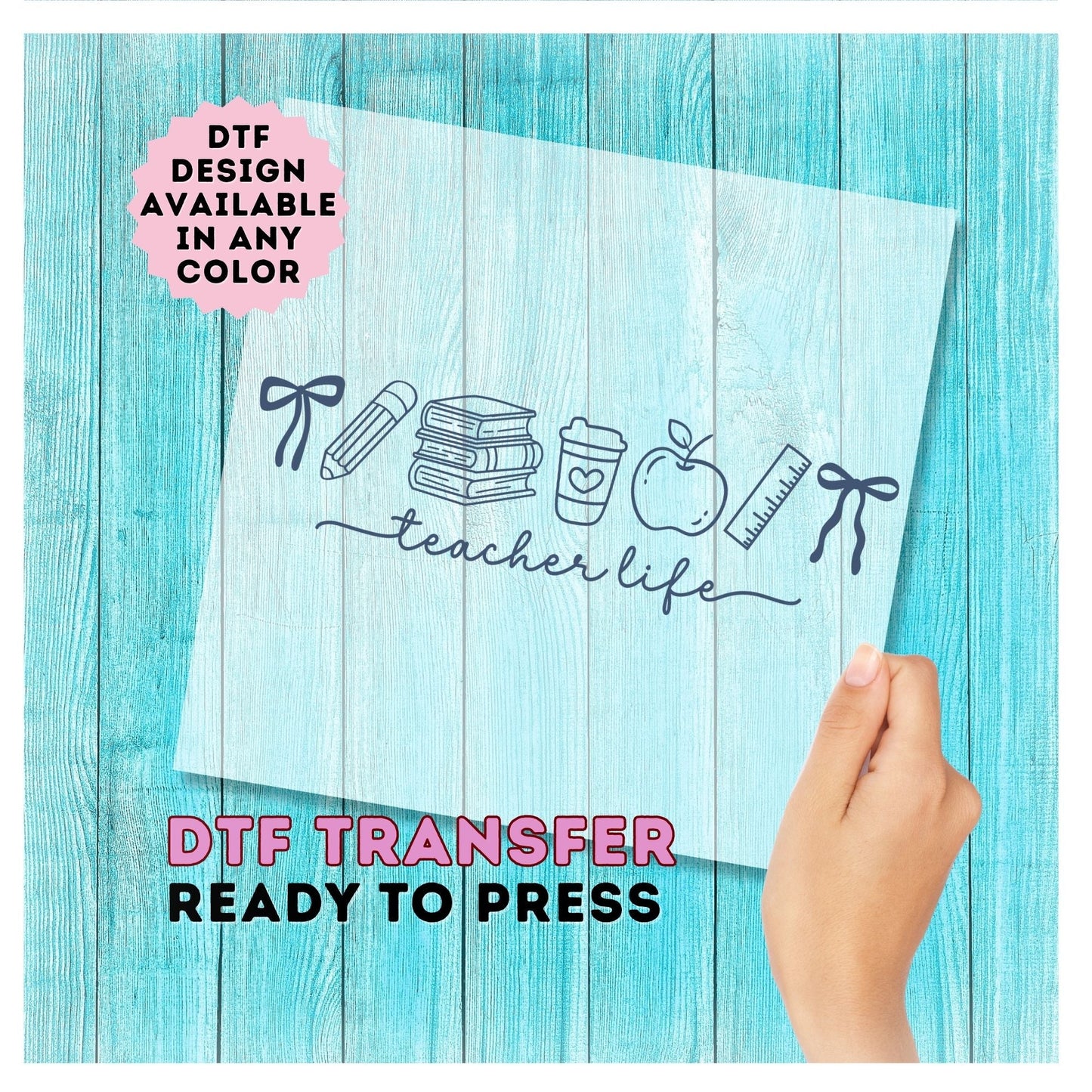 Book Lover DTF Transfer