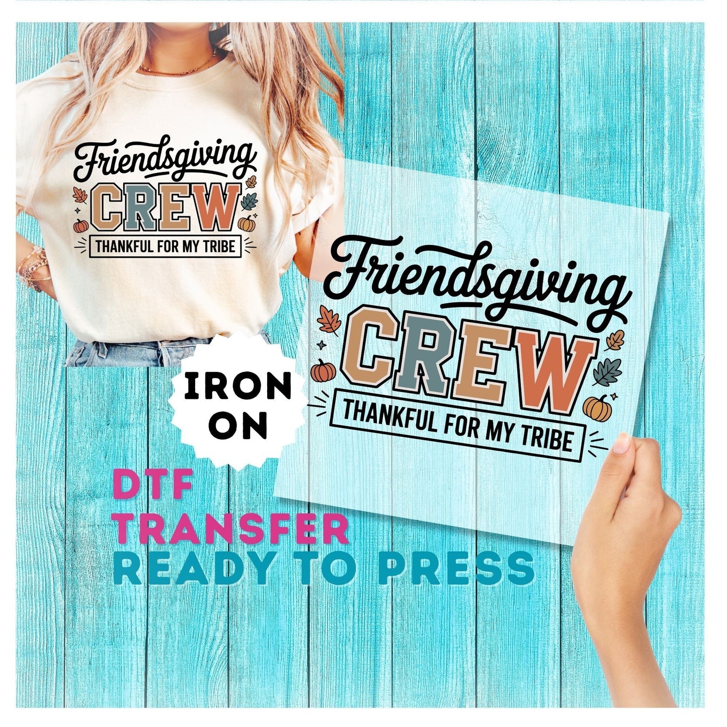 FriendsGiving Crew DTF Transfer Friends Giving