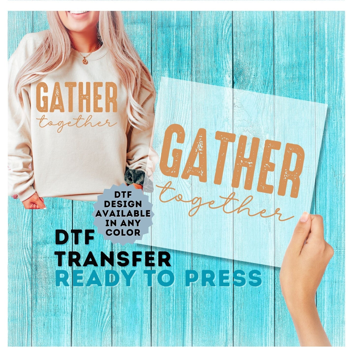 Gather Together DTF Transfer