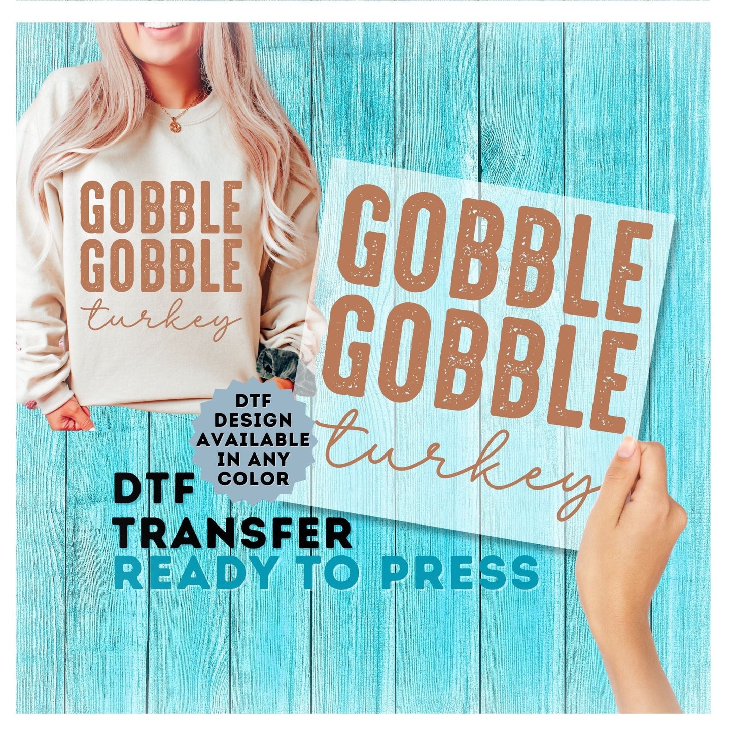 Gobble Gobble DTF Transfer