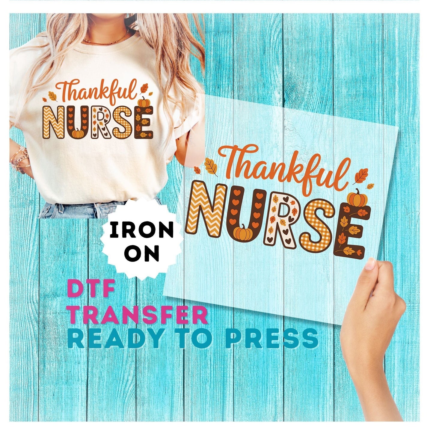 Thankful Nurse DTF Transfer 299