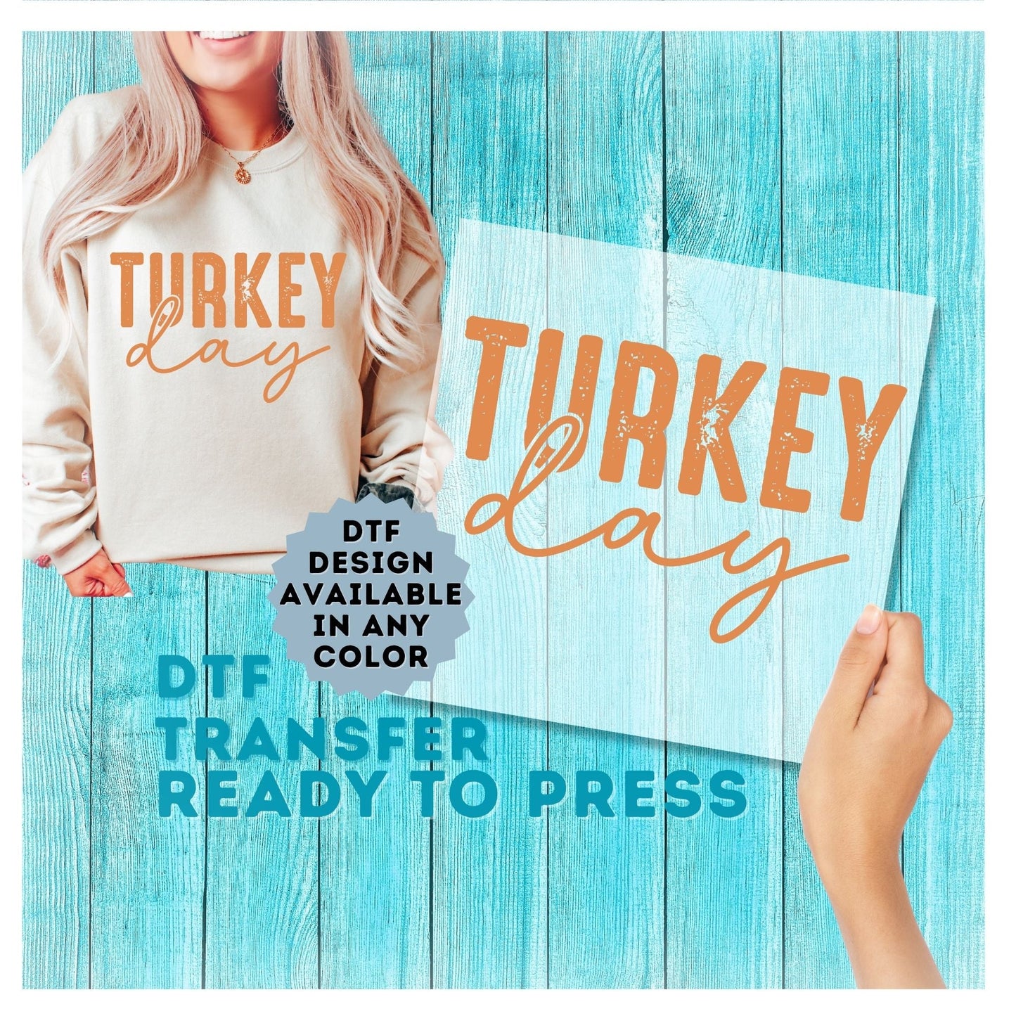 Turkey Day DTF Transfer