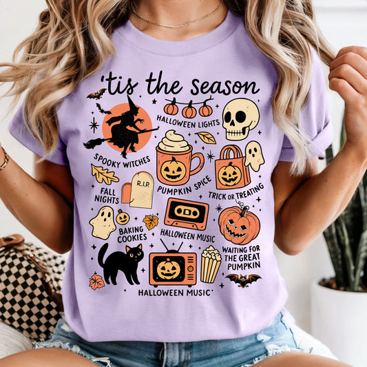 Tis The Season - Halloween Spirit - Comfort Colors Tee or Sweatshirt