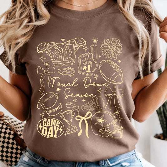 Touchdown Season - Comfort Colors Tee or Sweatshirt