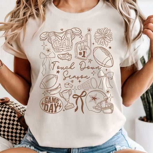 Touchdown Season - Comfort Colors Tee or Sweatshirt