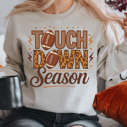 Touch Down Season - Comfort Colors Tee or Sweatshirt