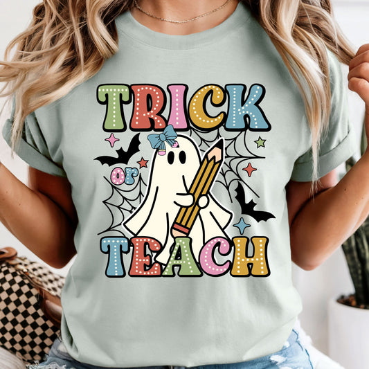 Trick or Teach - Comfort Colors Tee or Sweatshirt