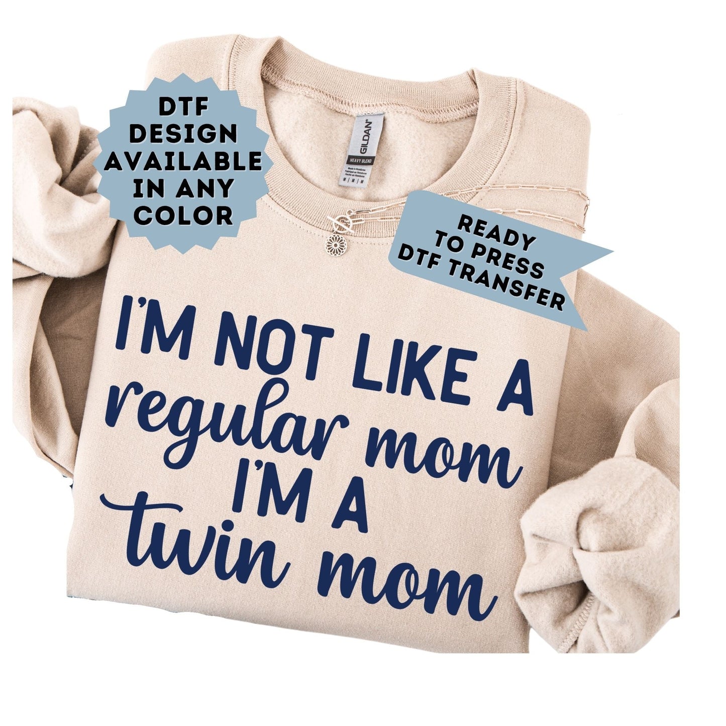 Twin Mom DTF Transfer