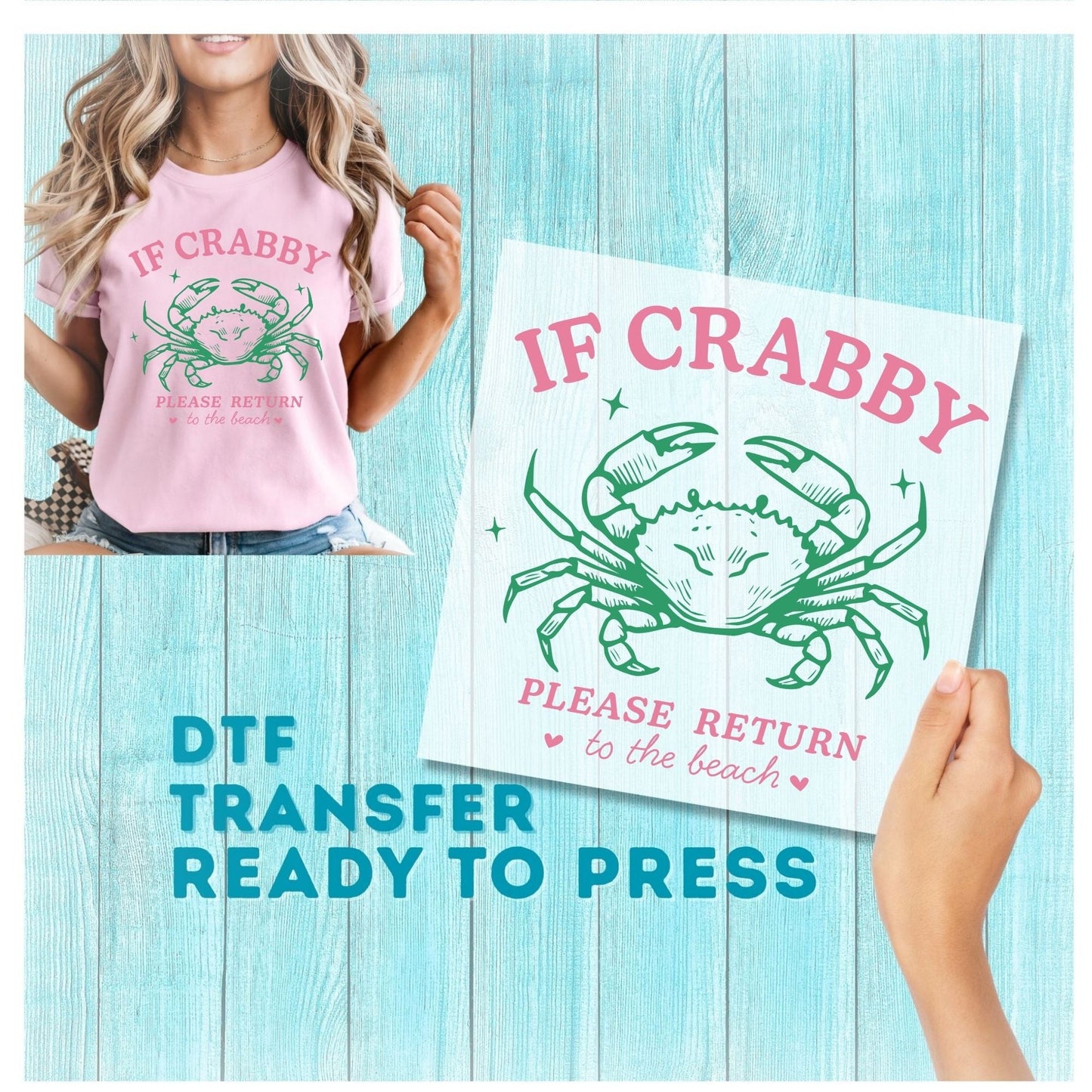 Funny Beach Vacation DTF Transfer