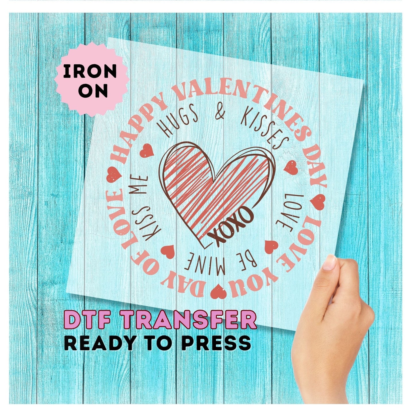 Valentine's DTF Transfer