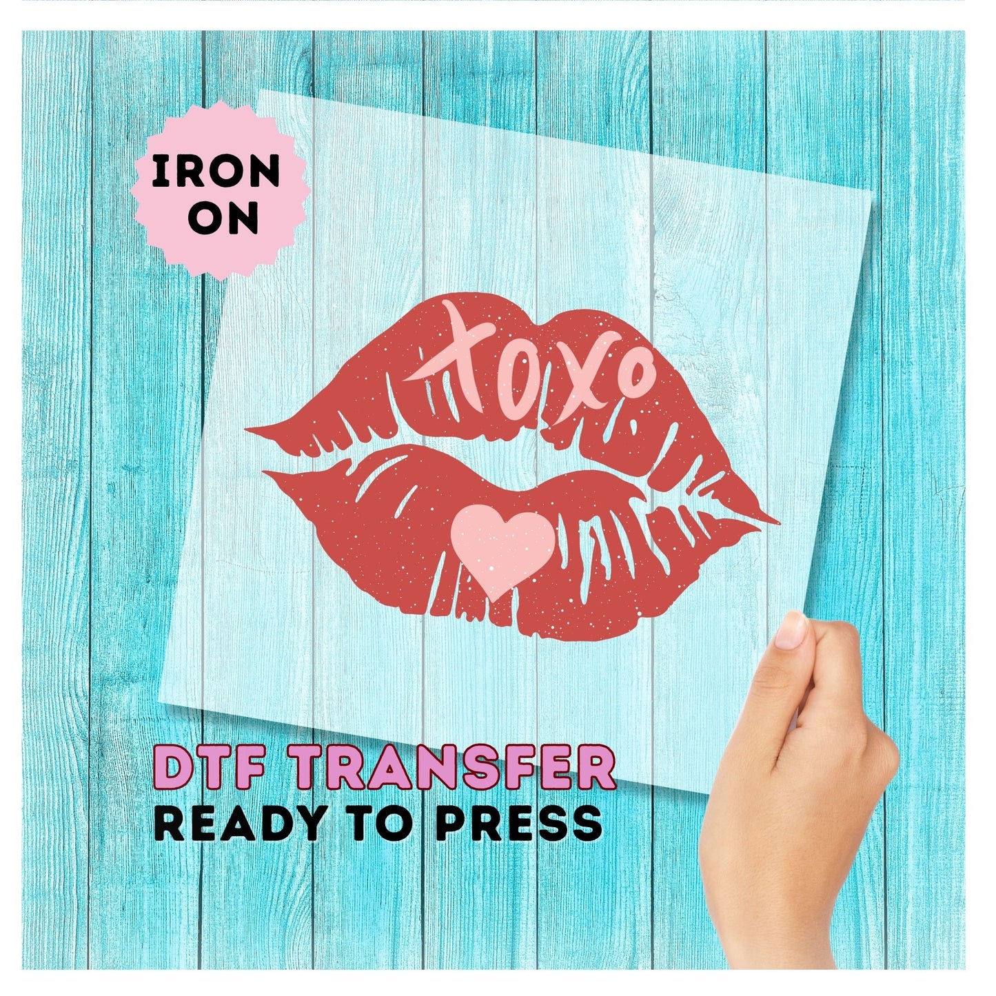 Xoxo DTF Transfer