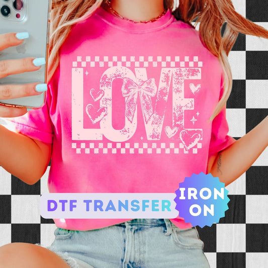LOVE DTF Transfer