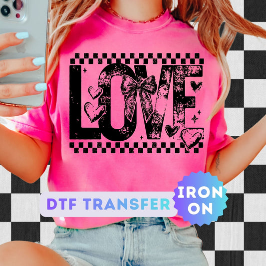 LOVE DTF Transfer