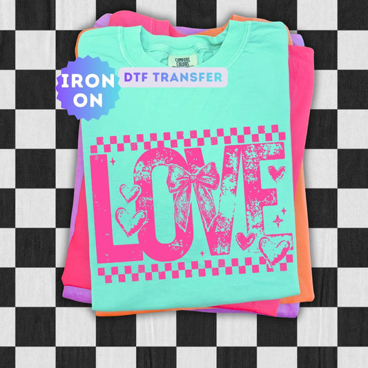 LOVE DTF Transfer