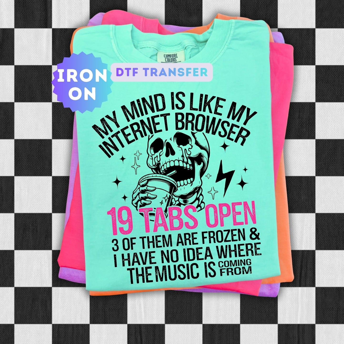 Funny Snarky DTF Transfer