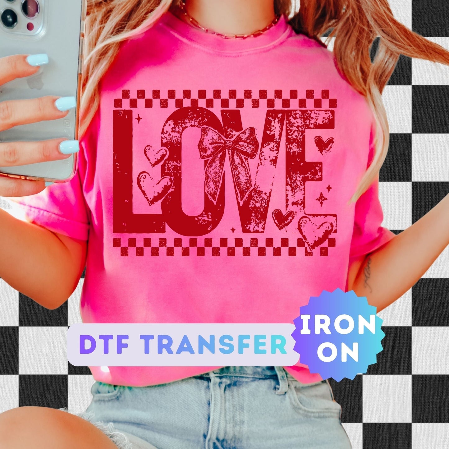 LOVE DTF Transfer