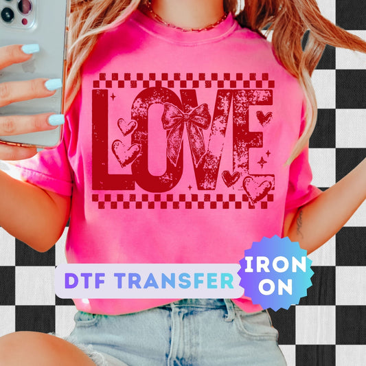LOVE DTF Transfer