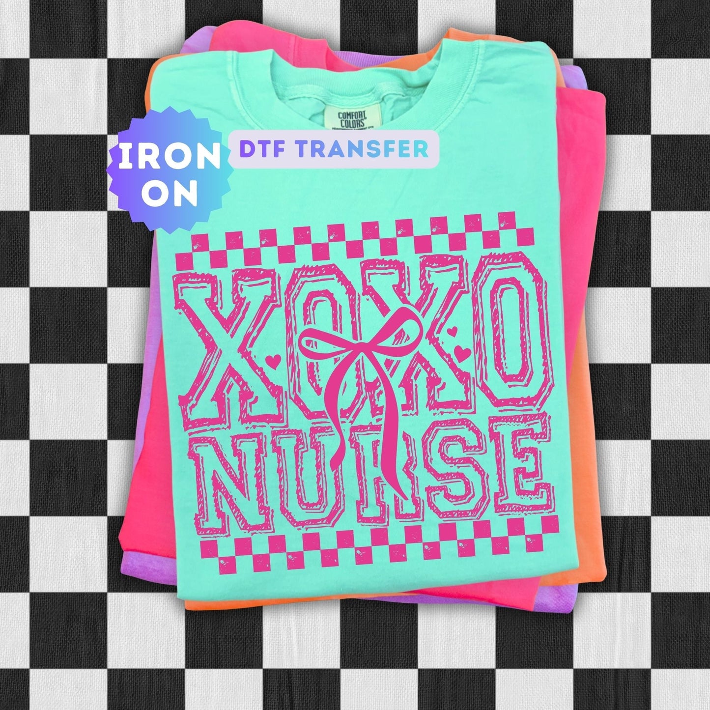 xoxo Nurse DTF Transfer