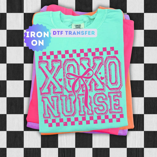 xoxo Nurse DTF Transfer