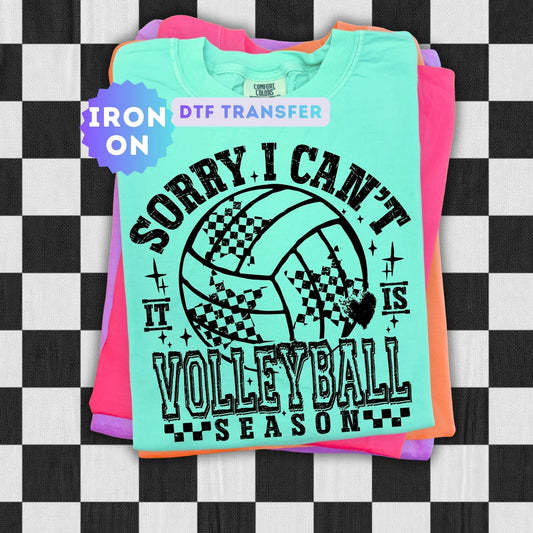 Volleyball DTF Transfer