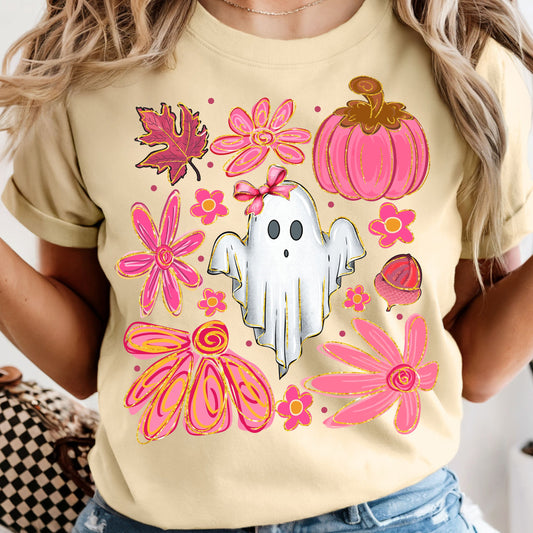 Watercolor Ghost - Comfort Colors Tee or Sweatshirt