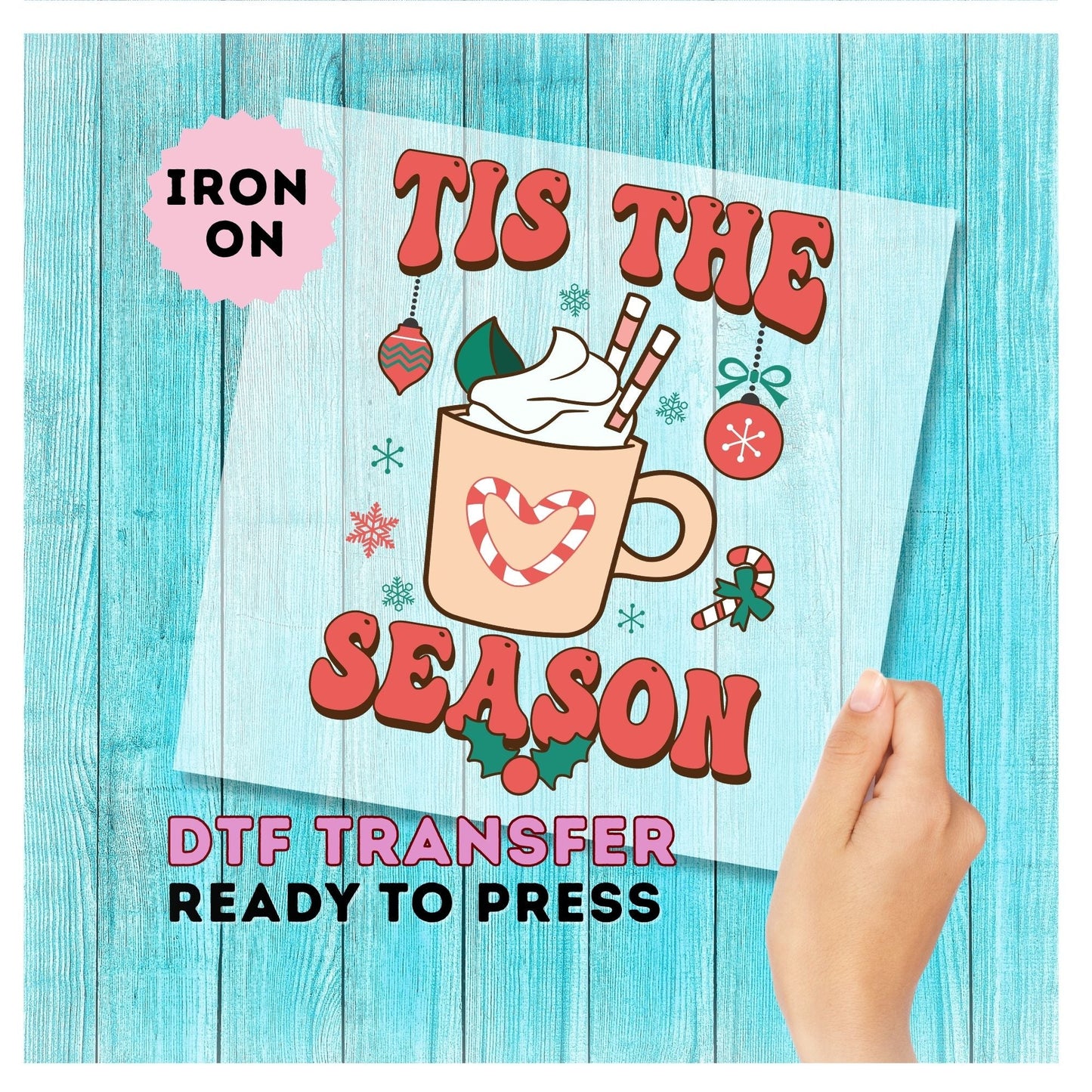 Tis The Season Christmas DTF Transfer