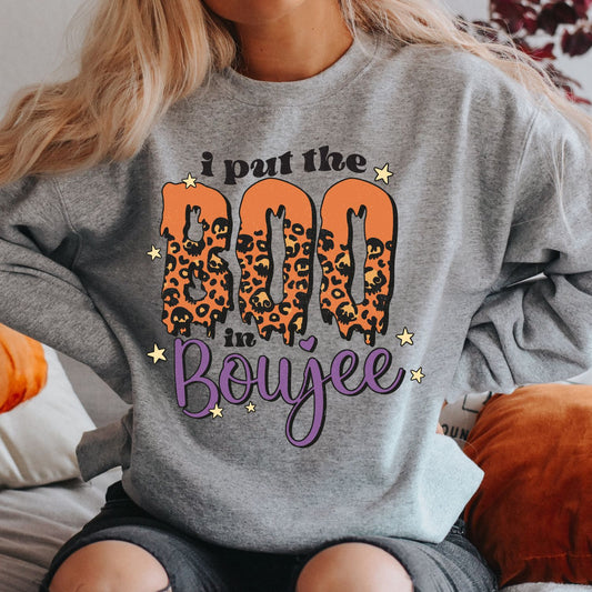 I Put The Boo In Boujee Halloween Sweatshirt
