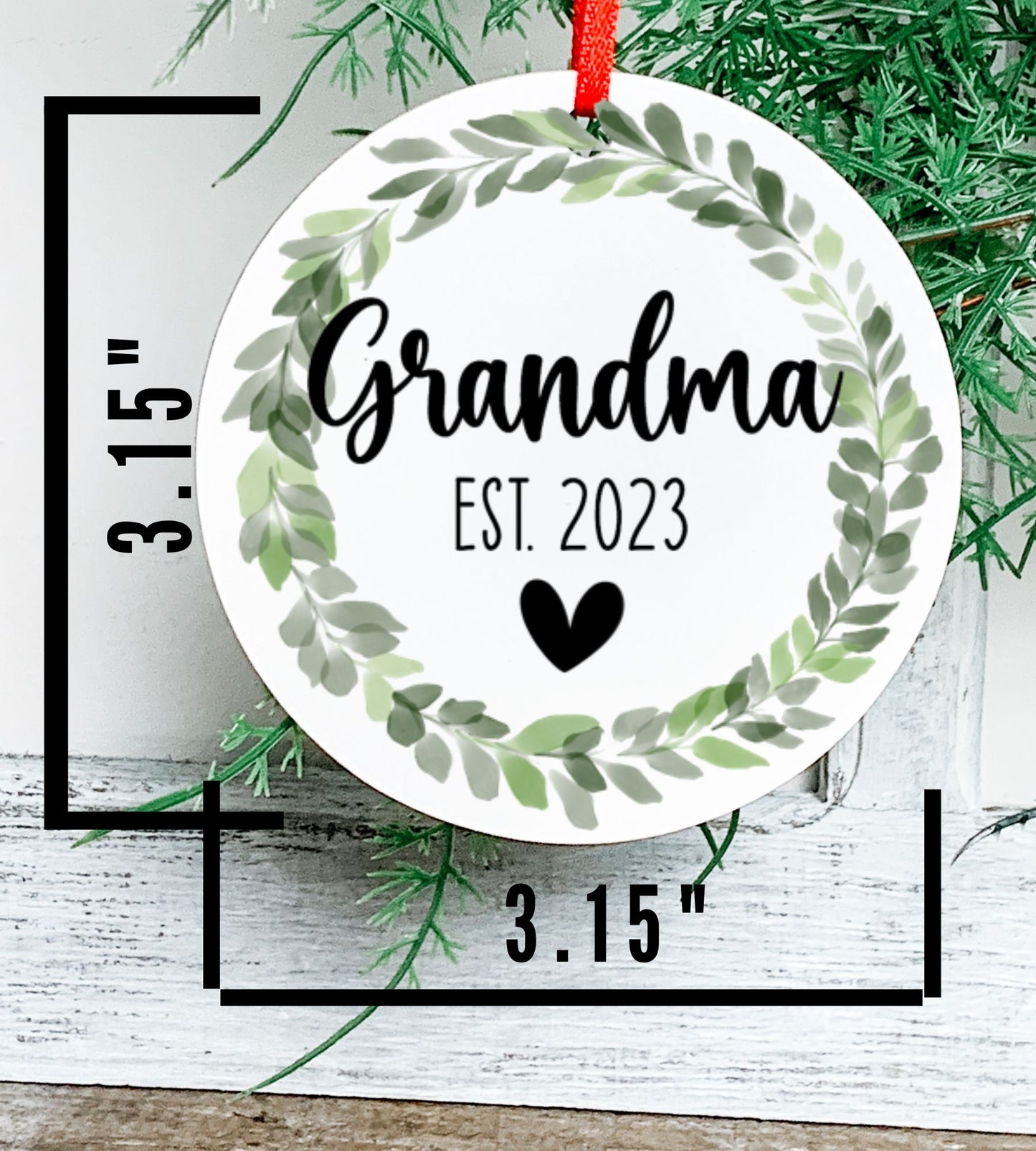 Grandma Pregnancy Announcement Ornament