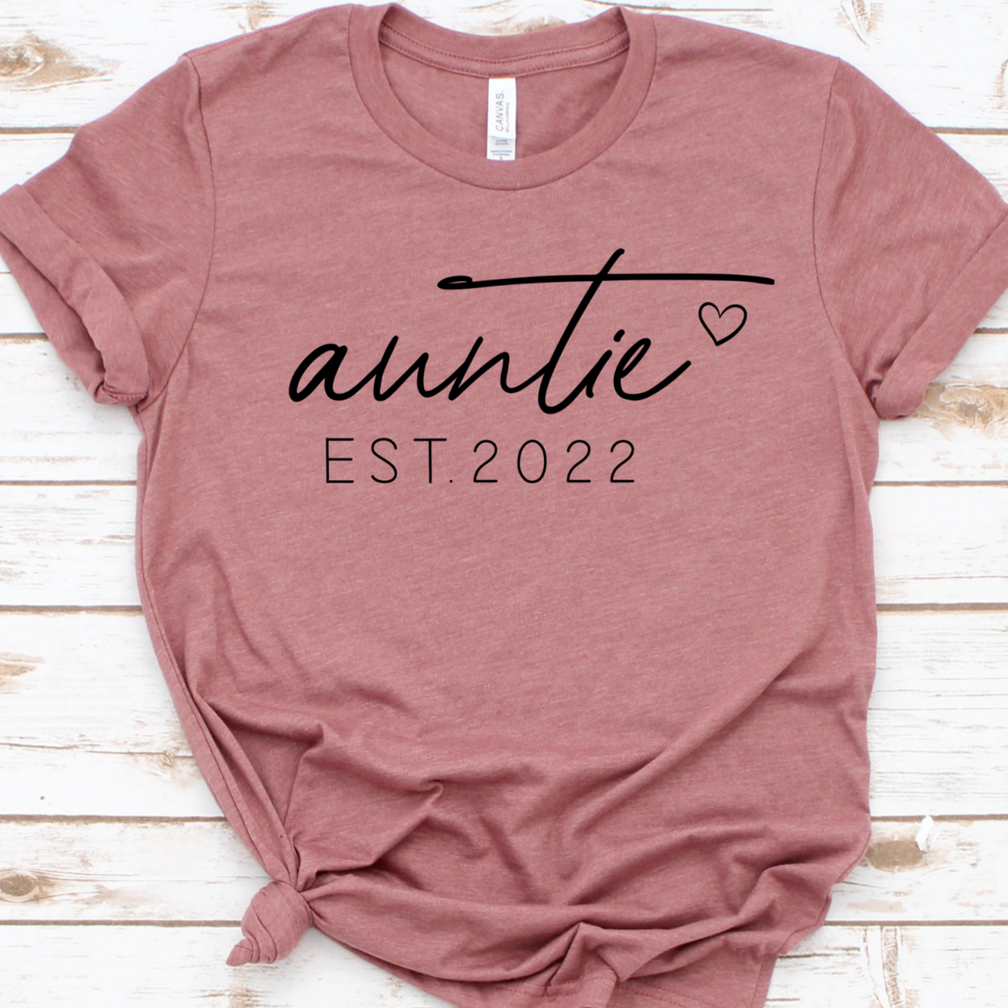 NEW Auntie / Uncle Est 2022