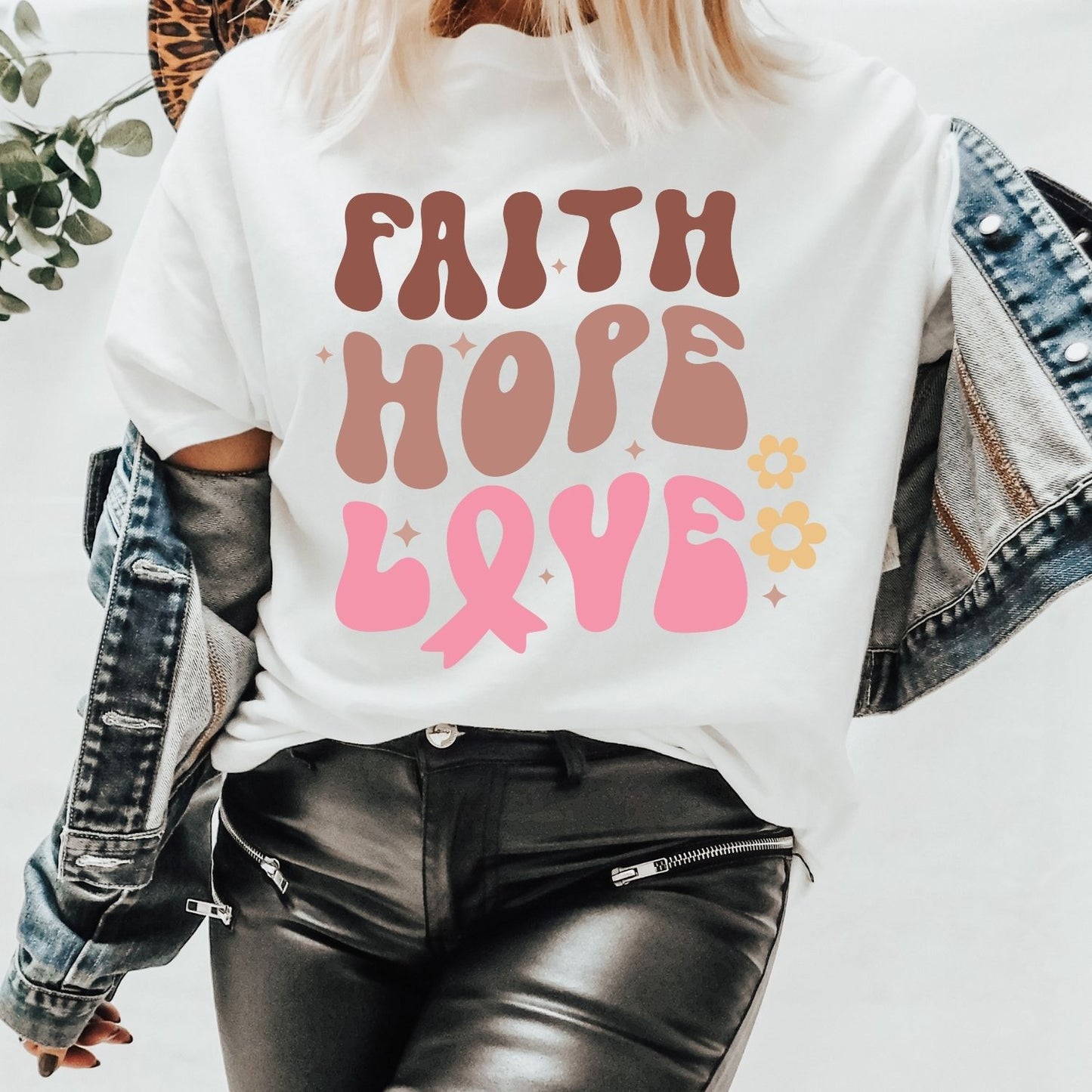 Faith Hope Love Breast Cancer Awareness