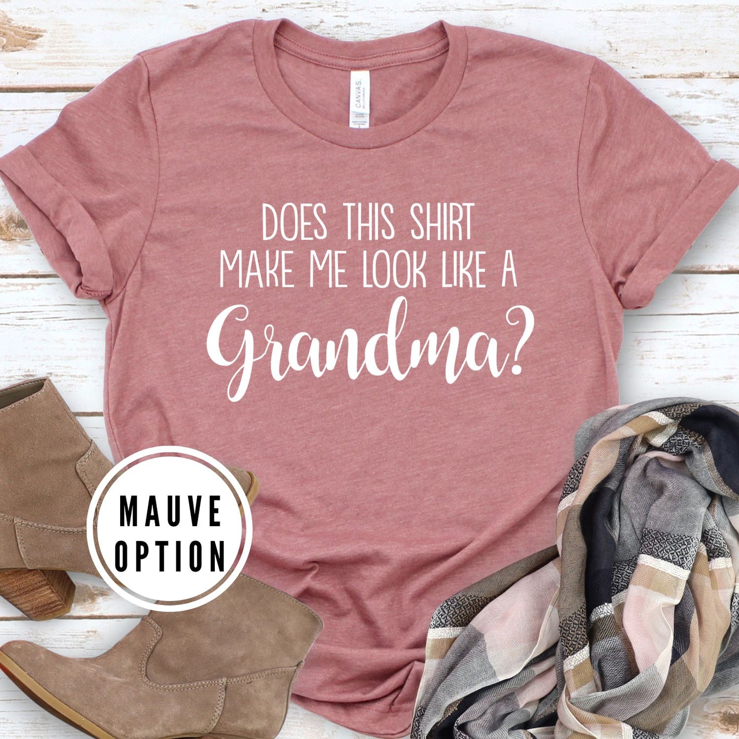 Does this shirt make me look like a grandma / grandpa