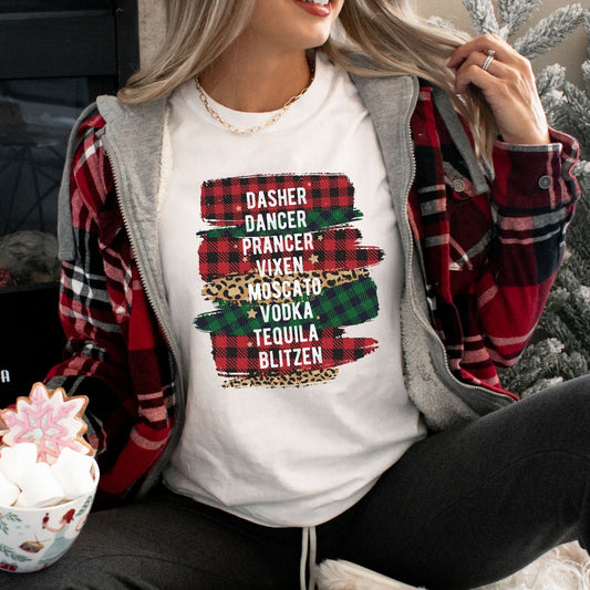 Dasher Prancer Moscato Vodka Tequila Blitzen