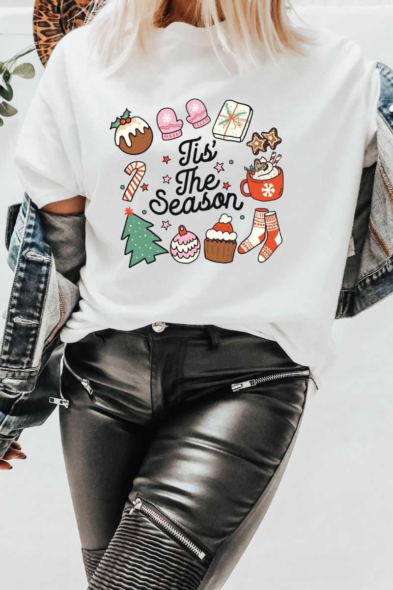 Tis The Season - Christmas Retro Tee
